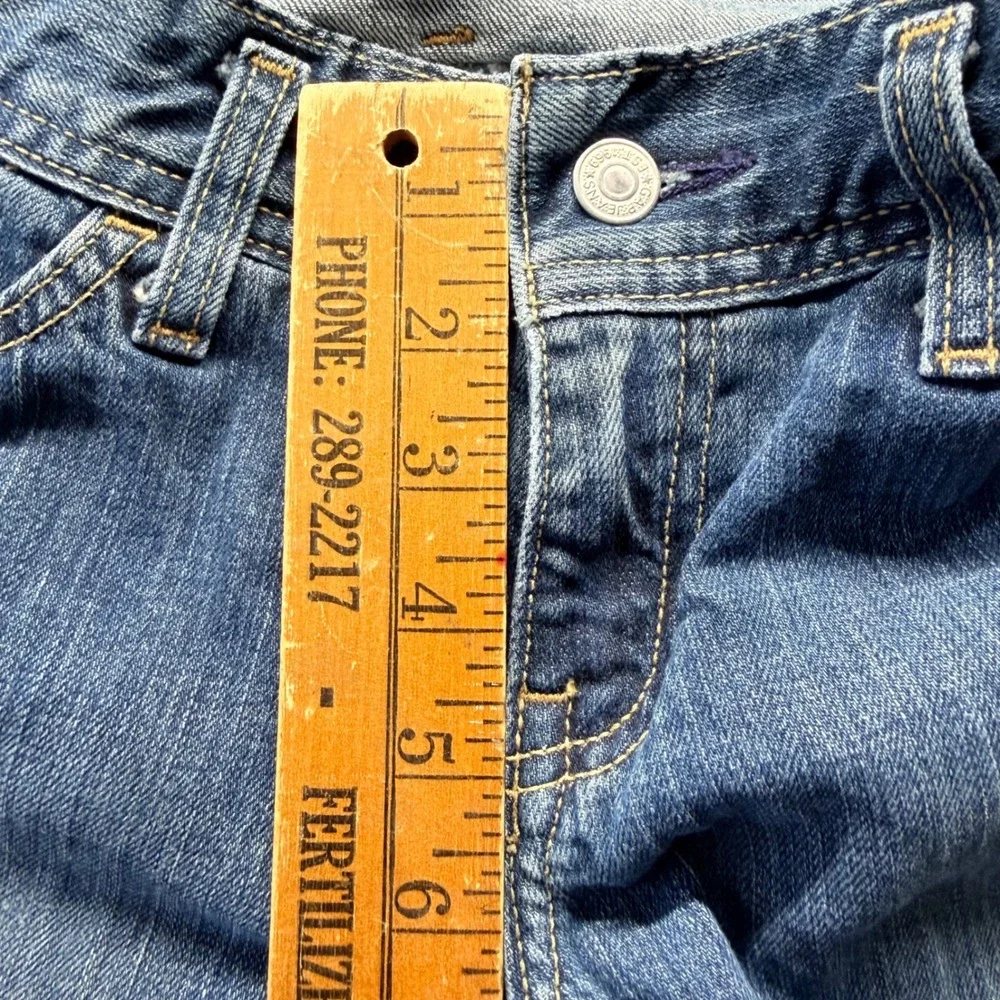 GAP Ultra Low Rise Stretch Jeans Womens 4 Medium Wash Bootcut Denim 218465
